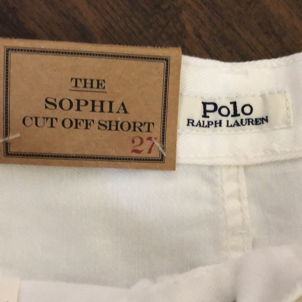 Polo white denim shorts - Picture 5 of 7